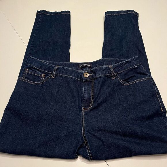 Lane Bryant Dark Wash Skinny Jeans sz 18 EUC - Picture 1 of 4